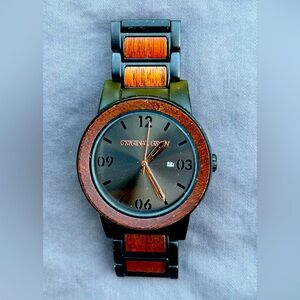 Original Grain Sapele Wood Black Watch